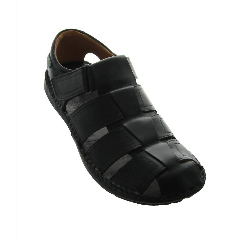 NEW PIKOLINOS men's tarifa sandals in black